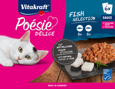 VITAKRAFT POESIE DELICE MULTIPACK PESCADOS