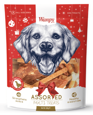 WANPY SNACK JERKY DOG ASSORTED MULTI TREATS