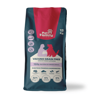 PET FAMILY GRAIN FREE PERRO 12 KG
