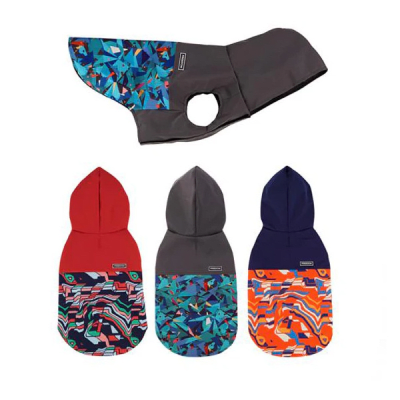 WONDER DOG PARKA RAIN COAT DISEÑOS GRIS