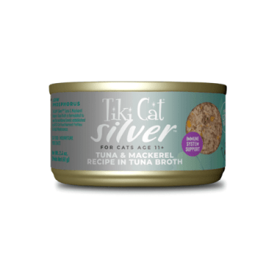 TIKI CAT SILVER HUMEDO ATUN Y CABALLA 70 GR