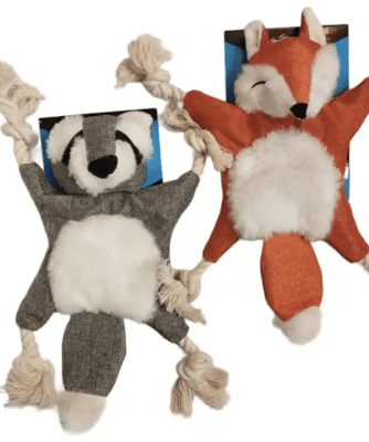 WONDER DOG PELUCHE SONAJERO ZORRO Y ARDILLA