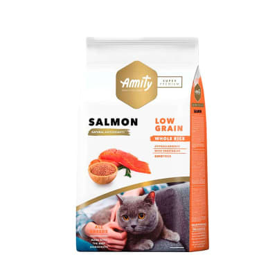 AMITY LOW GRAIN SALMON ADULT CAT