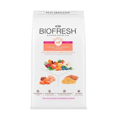 BIOFRESH DOG ADULTO LIGHT RAZA PEQUEÑA Y MINI