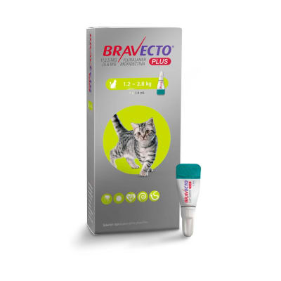 BRAVECTO GATO 1.2 A 2.8 KG