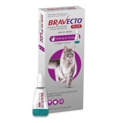 BRAVECTO GATO 6.25 A 12.5 KG