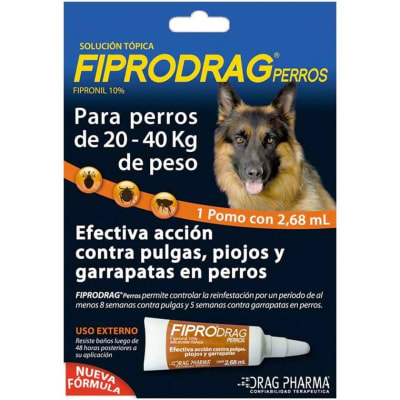 FIPRODRAG PERRO DE 20 A 40 KG