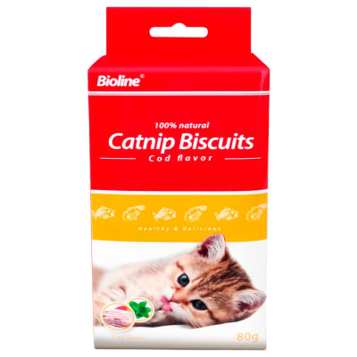 GALLETAS CATNIP Y BACALAO