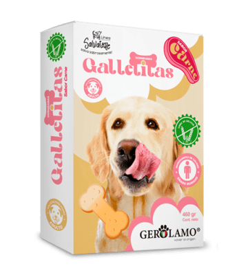 GEROLAMO GALLETA PERRO ADULTO SABOR CARNE LIBRE DE GRANOS
