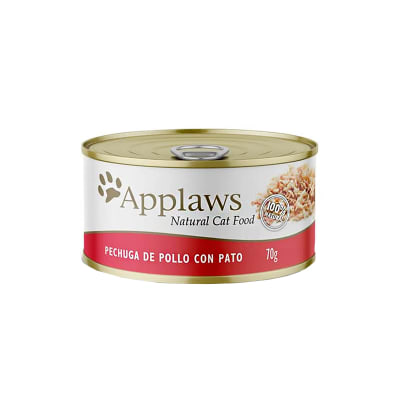 LATA APPLAWS GATO PECHUGA DE POLLO CON PATO