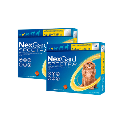 NEXGARD SPECTRA 3.6 A 7.5 KG