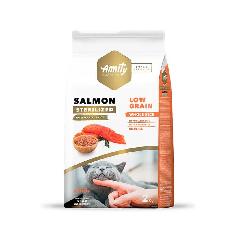 AMITY LOW GRAIN SALMON ADULT CAT STERILIZED1