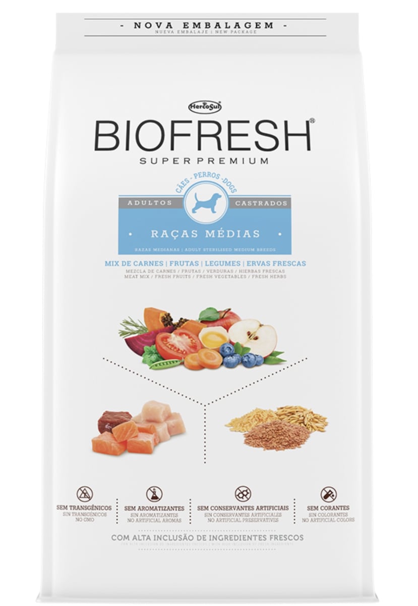 BIOFRESH DOG ADULTO CASTRADO RAZA MEDIANA1