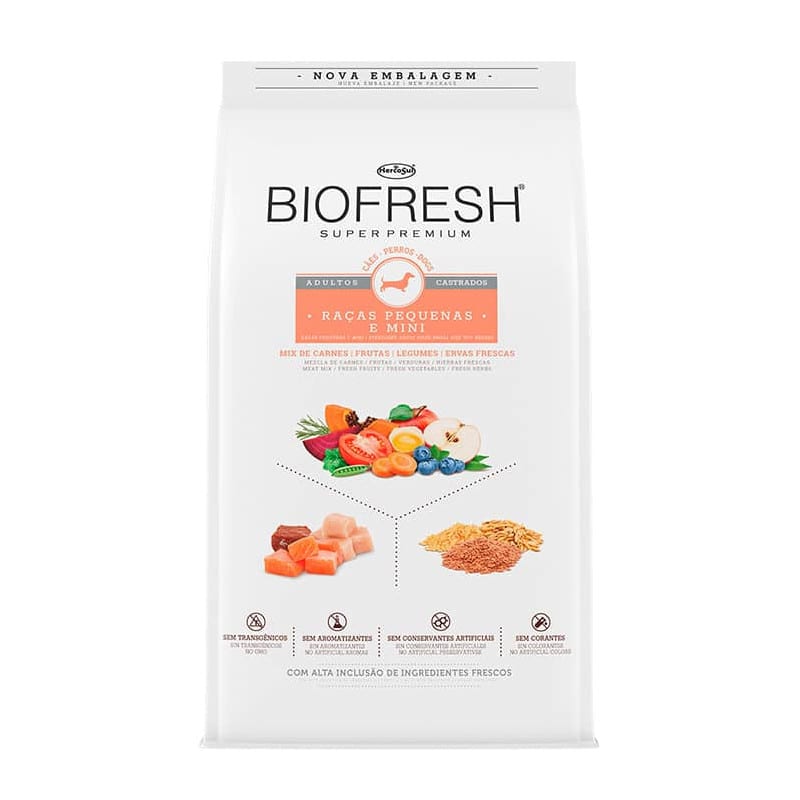BIOFRESH DOG ADULTO CASTRADO RAZA PEQUEÑA Y MINI1