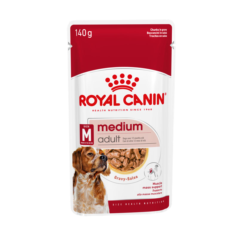 ROYAL CANIN POUCH MEDIUM ADULT1