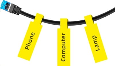 Rollo de etiquetas Cables Color Niimbot D11/D11_H