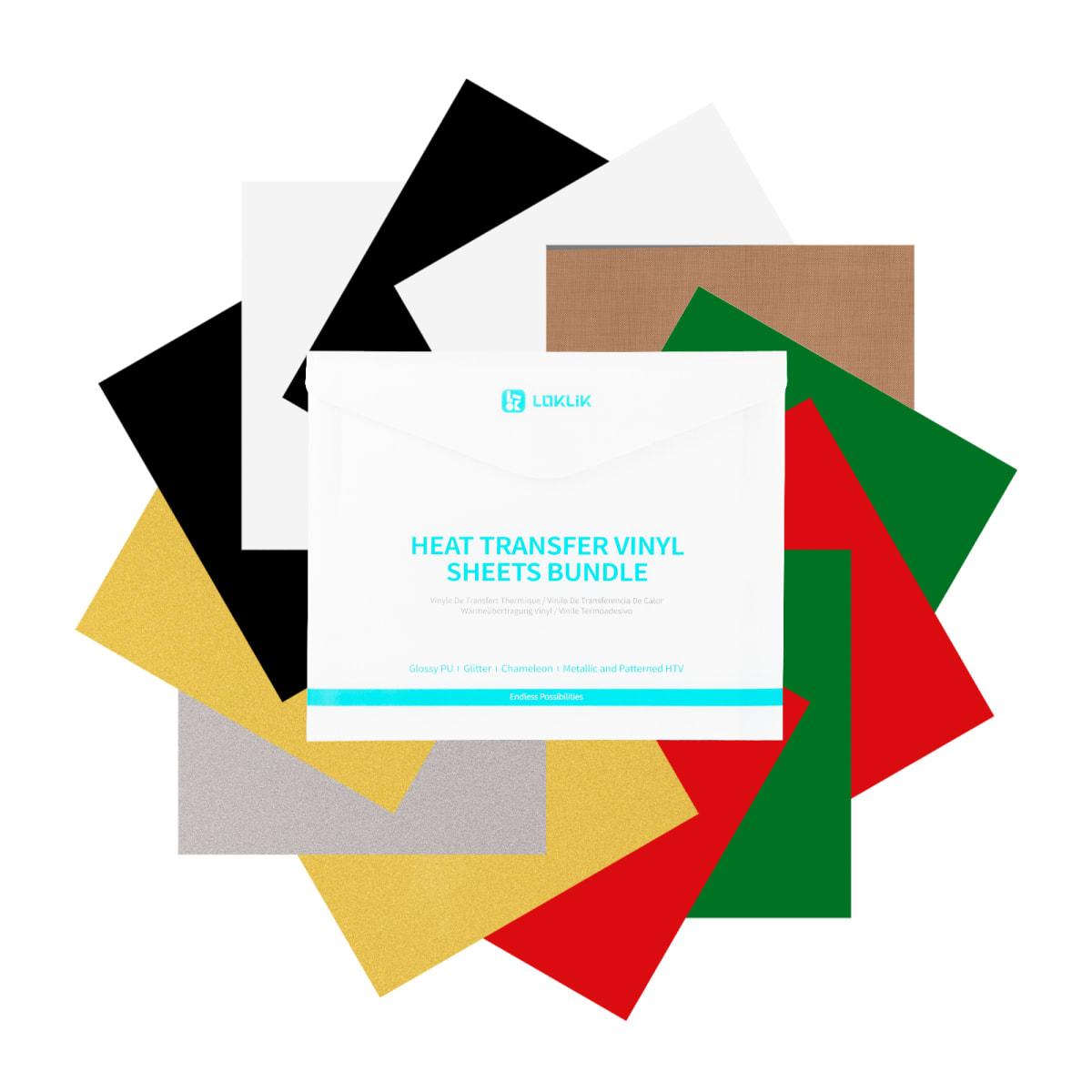 Pack Hojas de Vinilo HTV 30*25cm (12pcs) 0