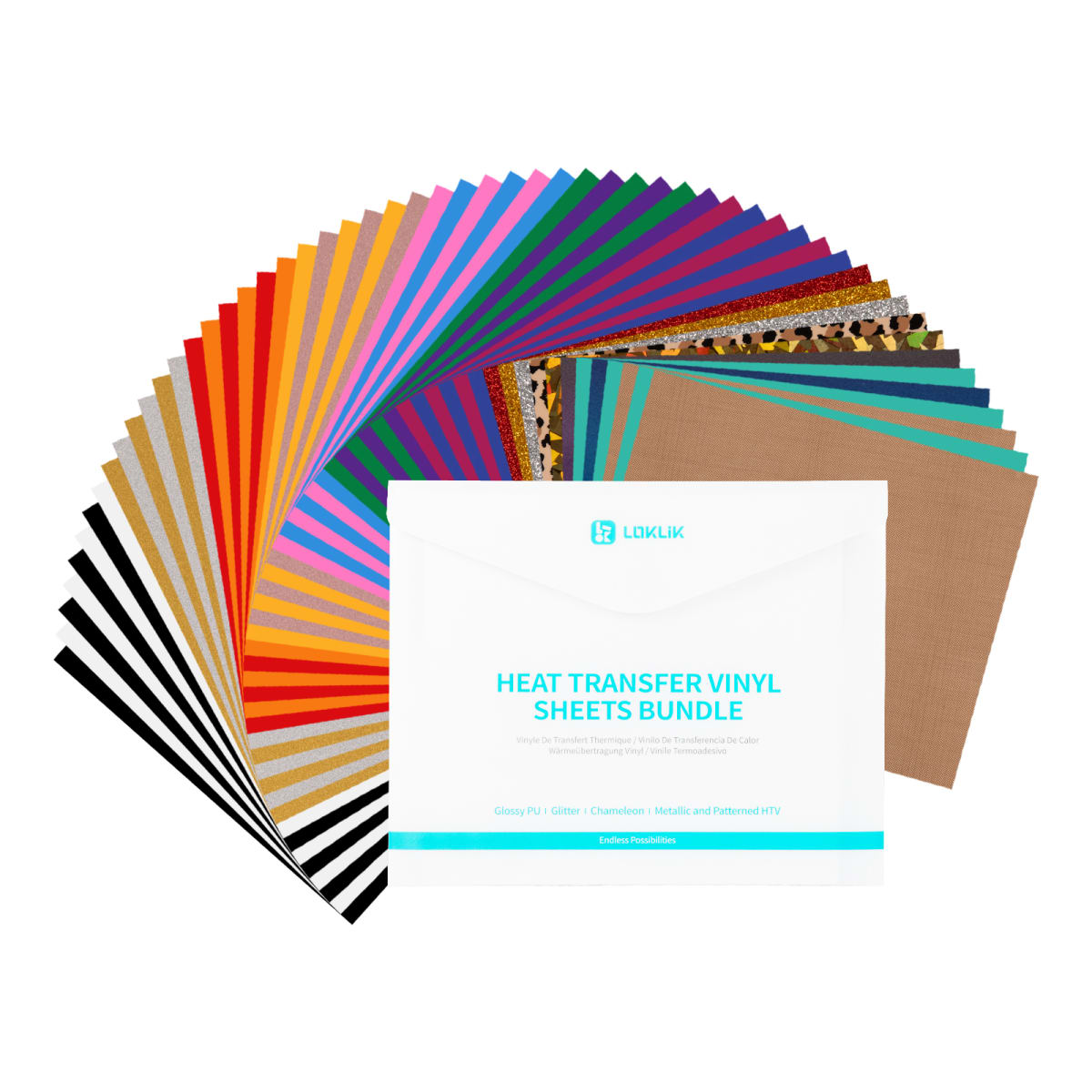 Pack Hojas de Vinilo HTV 30*25cm (56pcs)2