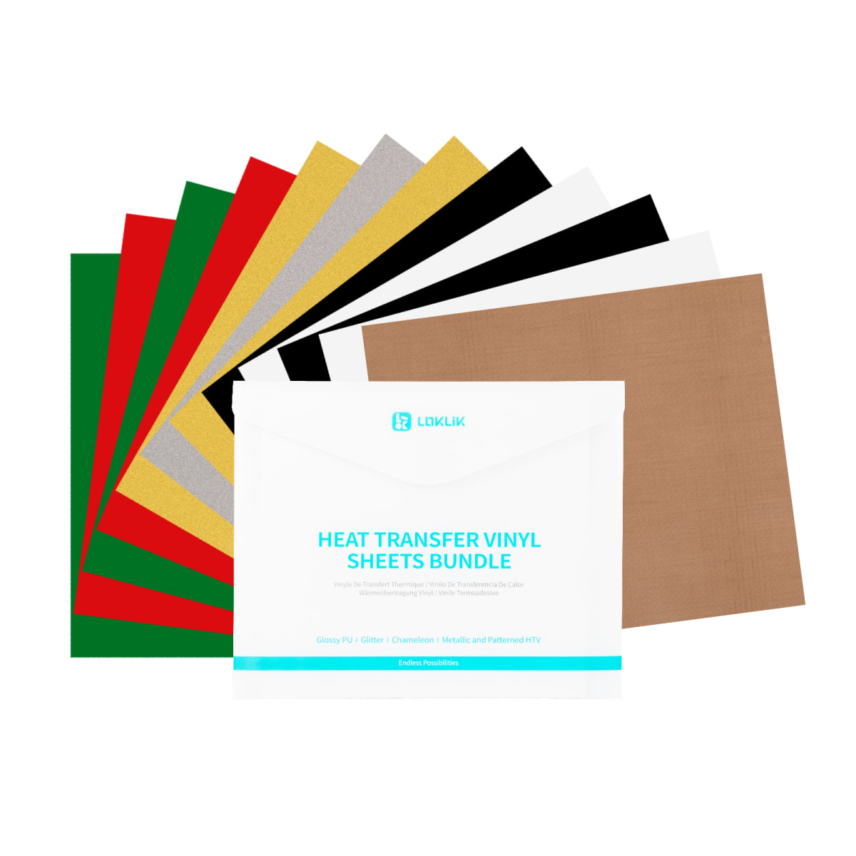 Pack Hojas de Vinilo HTV 30*25cm (12pcs)2