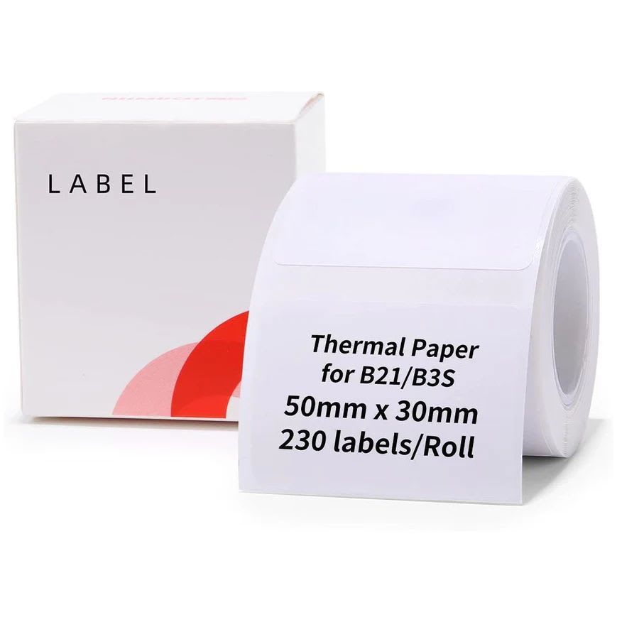 Rollo de etiquetas Blanco Niimbot para B21/B12