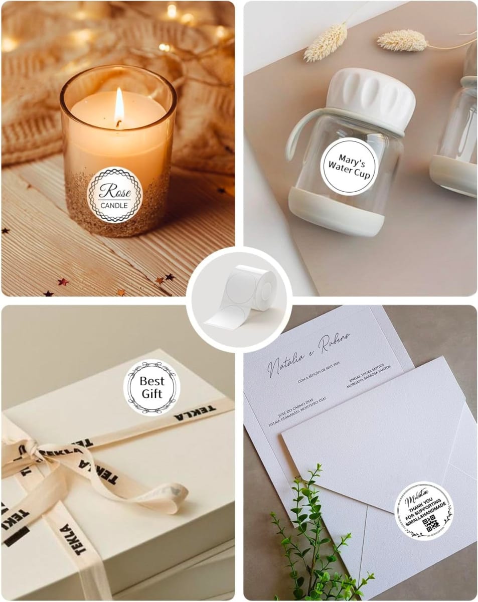 Rollo de etiquetas Blanco Niimbot para B21/B15