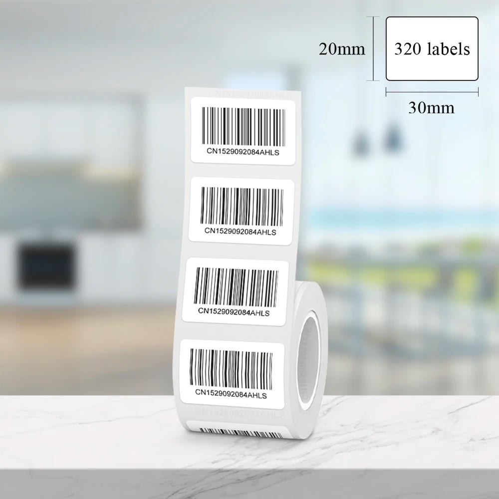 Rollo de etiquetas Blanco Niimbot para B21/B17