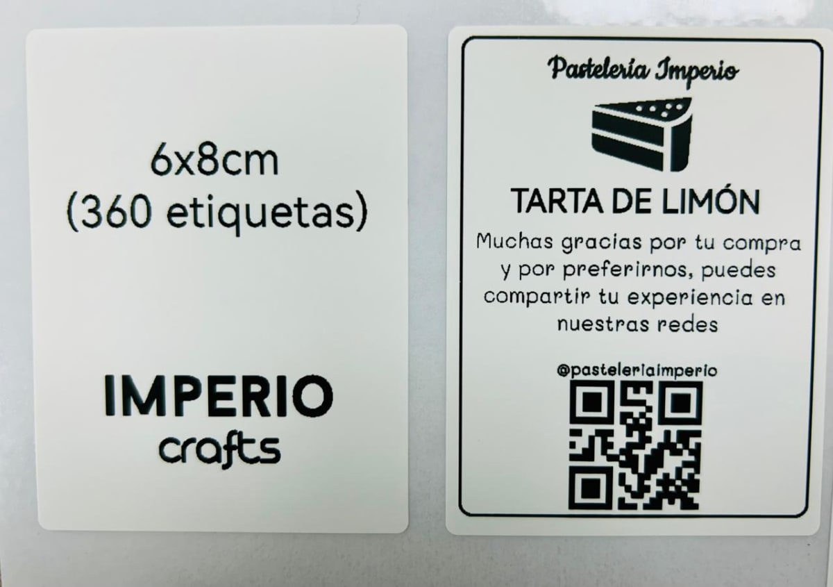 Rollo de etiquetas Blanco Niimbot Para K33