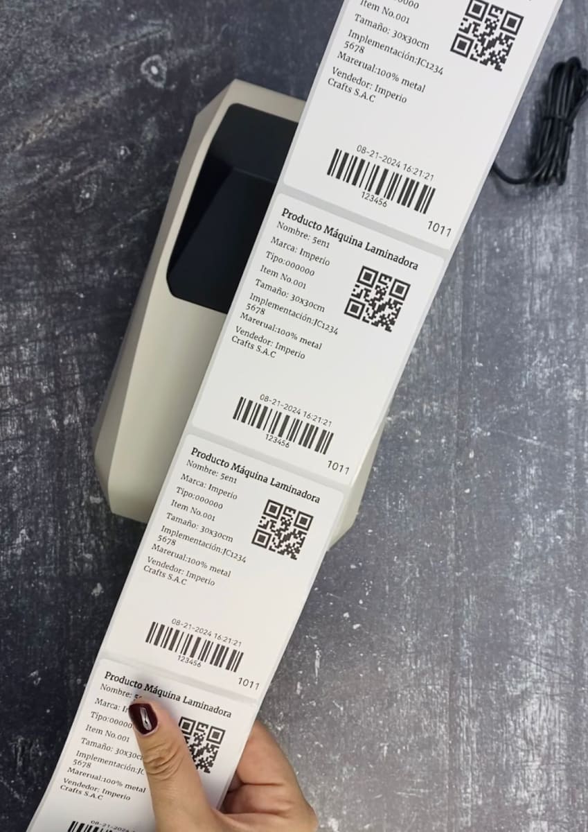 Rollo de etiquetas Blanco Niimbot Para K34