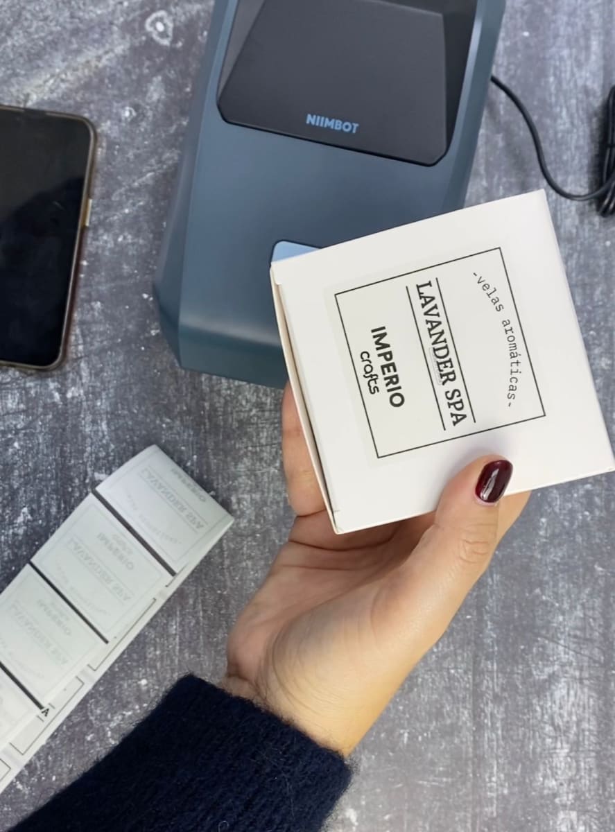 Rollo de etiquetas Transparente Para Niimbot K32