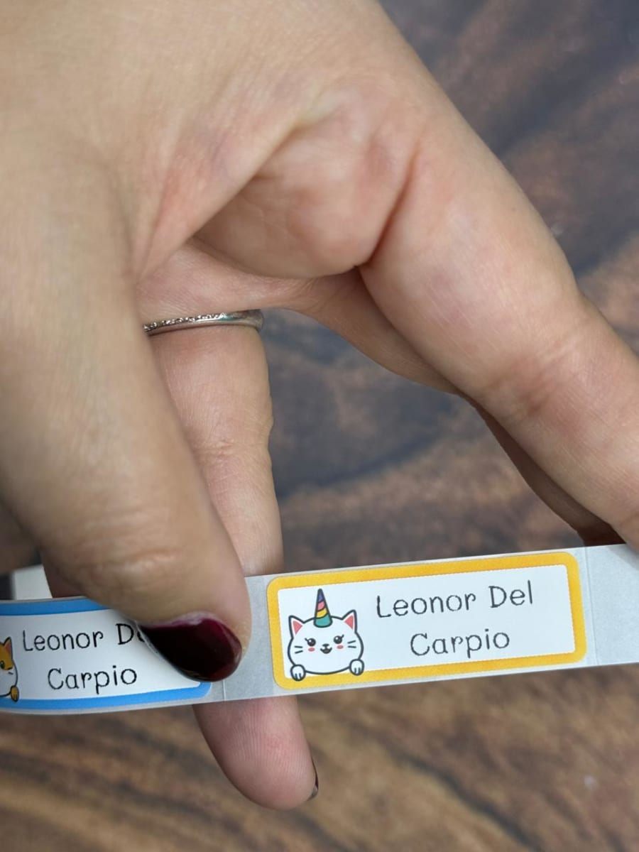 Rollo de etiquetas Diseño de Transferencia Térmica Niimbot B183