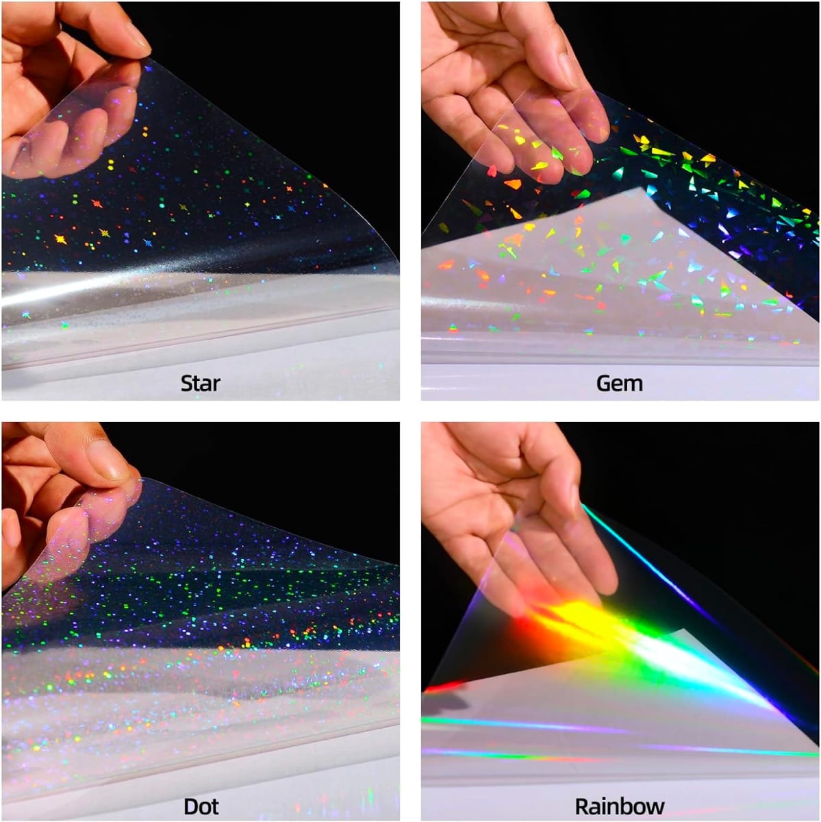 Hojas Holográficas Adhesivas1