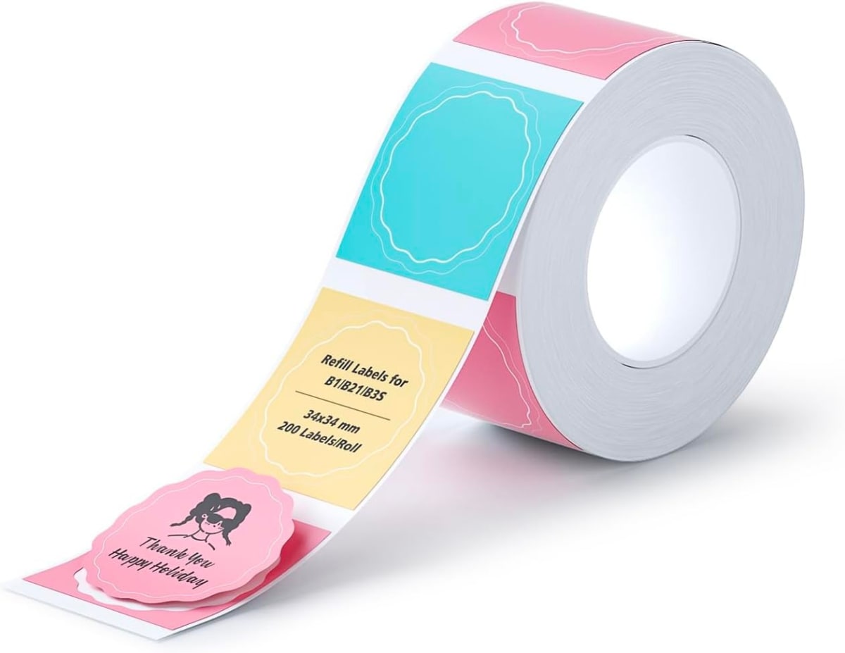 Rollo de Etiquetas Color Niimbot Para B21/B13