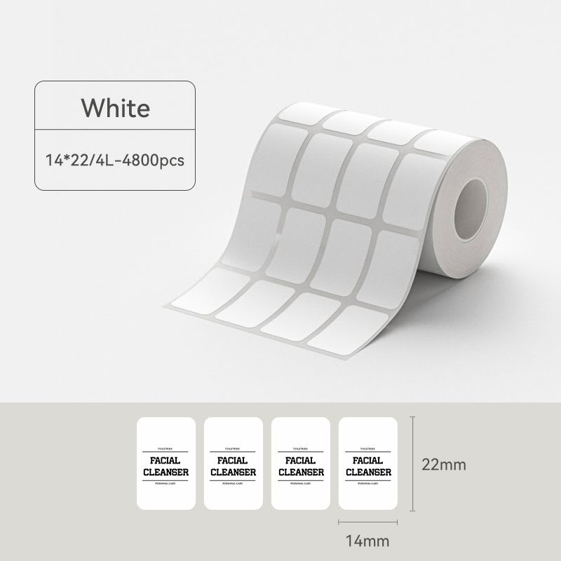 Rollo de etiquetas Blanco Niimbot Para K36