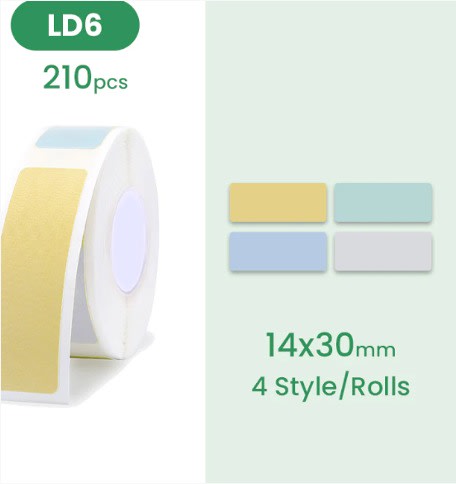 Rollo de etiquetas Color Niimbot para D11/D11_H6