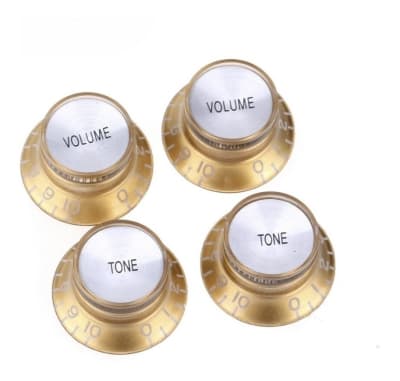 PERILLA GUITARRA ELECTRICA DORADA KST-41