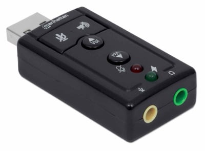 SOUND ADAPTER USB 2.0 A 7.0 CHANNEL MANHATTAN