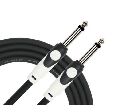 CABLES PLUG MONO A PLUG MONO 6MTS BLACK