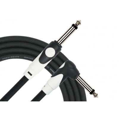 CABLE PLUG MONO A PLUG MONO ANGULO BLACK 6MTS