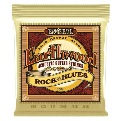 CUERDAS DE GUITARRA ELECTROACÚSTICA ROCK AND BLUES 10/52 ERNIE BALL