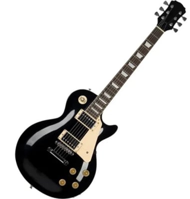 GUITARRA ELECTRICA LES PAUL NEGRO  FREEMAN