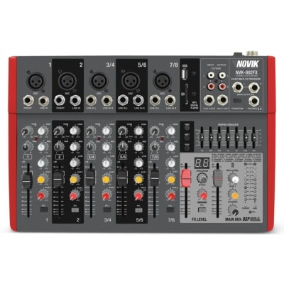 CONSOLA ANALOGICA NOVIK NVK 802FX BT