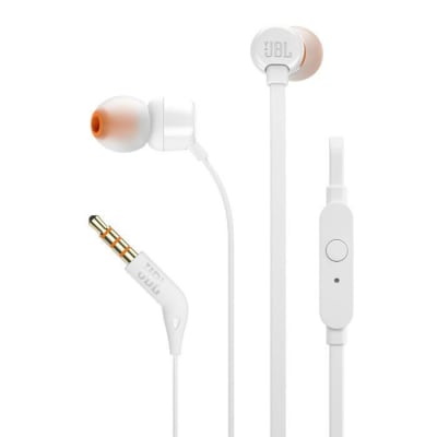 AUDIFONOS MANOS LIBRES JBL T110 BLANCO