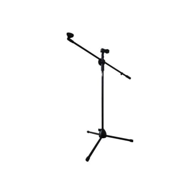 ATRIL DE MICROFONO CON BOOM HONDO