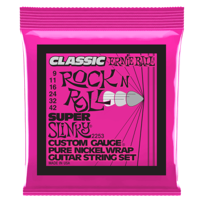 CUERDAS DE GUITARRA ELÉCTRICA SUPER SLINKY 2253 ERNIE BALL