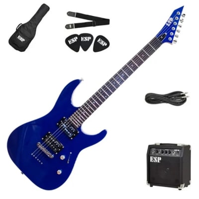PACK DE GUITARRA ELECTRICA LTD PACK M-10 - Blue