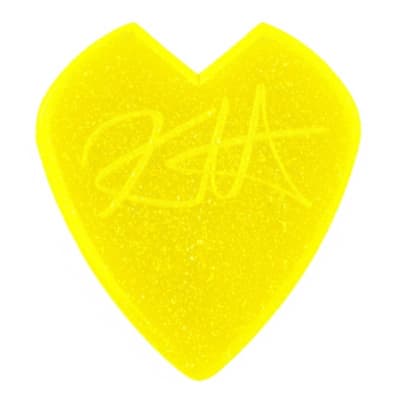 JIM DUNLOP 47PKH3NYS HAMMETT JAZZ III PICK YELLOW GLITTER - 6 PACK