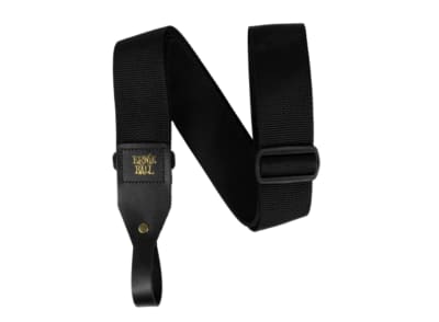 ERNIE BALL (5365) POLYPRO ACOUSTIC GUITAR STRAP - BLACK