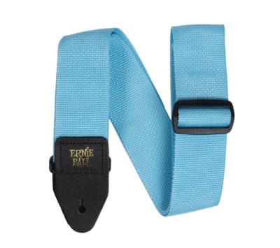 ERNIE BALL (5377) POLYPRO GUITAR STRAP/BASS STRAP - BRAKER BLUE