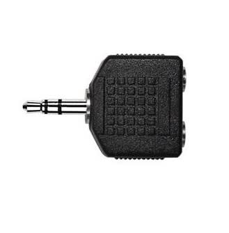ADAPTADOR 3.5 STEREO MACHO A 2 3.5 HEMBRA STEREO