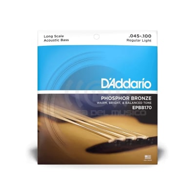 CUERDAS DE BAJO ACUSTICO DE 4 CUERDAS DADDARIO